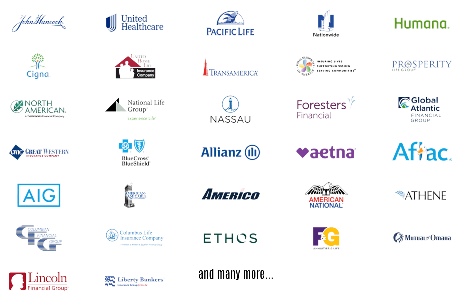 Our Insurance Carriers